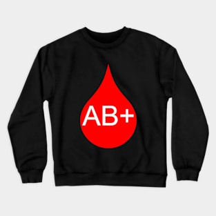 blood type Crewneck Sweatshirt